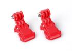 G TMC Gopro Hero3/2 2X Vertical Surface J-Hook Buckle (Red)